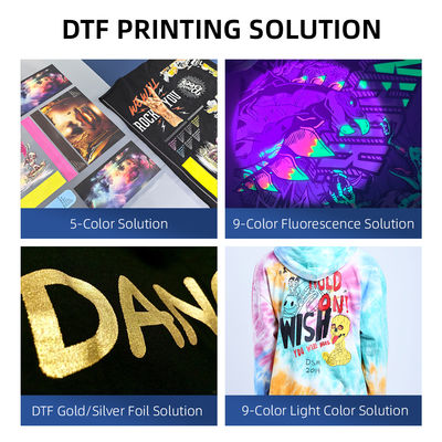 45cm Full-Automatic DTF Printer with EPSON i1600-A1 Print Head and CMYK+White Ink for High-Quality Tshirt Printing
